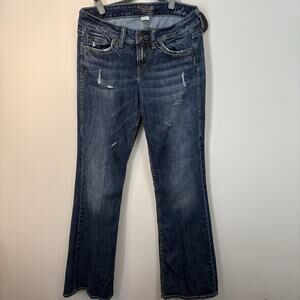 Silver Jeans Co. “Lola” Bootcut Jeans Mid-Rise W 28/33